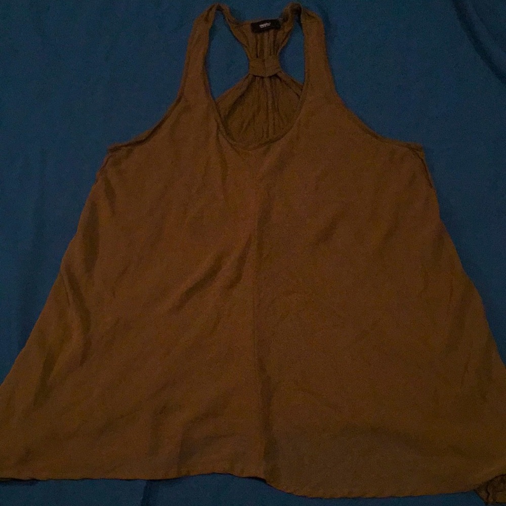 Mossimo Olive Green Racerback Tank Top